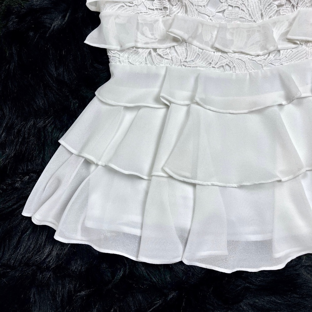 NEW! Lilly Pulitzer Olive Resort Tiered Ruffle Top - Picture 6 of 16